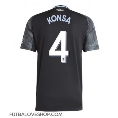 Dres Aston Villa Ezri Konsa #4 Preč 2025-26 Krátky Rukáv Dres Aston Villa Ezri Konsa #4 Preč 2025-26 Krátky Rukáv